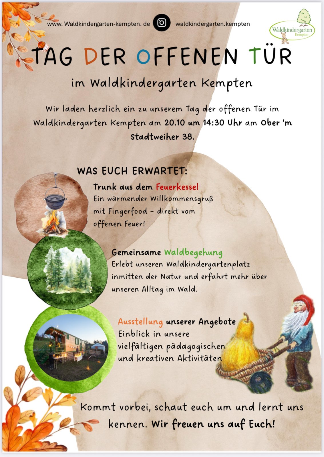 Tag der offenen Tür Flyer